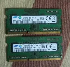 Samsung 4GB DDR3L 1600MHz Laptop RAM (2 Pcs) - Fully Fresh Condition