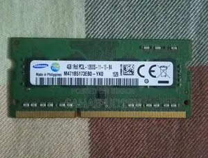 Samsung 4GB DDR3L 1600MHz Laptop RAM (2 Pcs) - Fully Fresh Condition