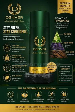 Denver Hamilton Deodorant Body Spray