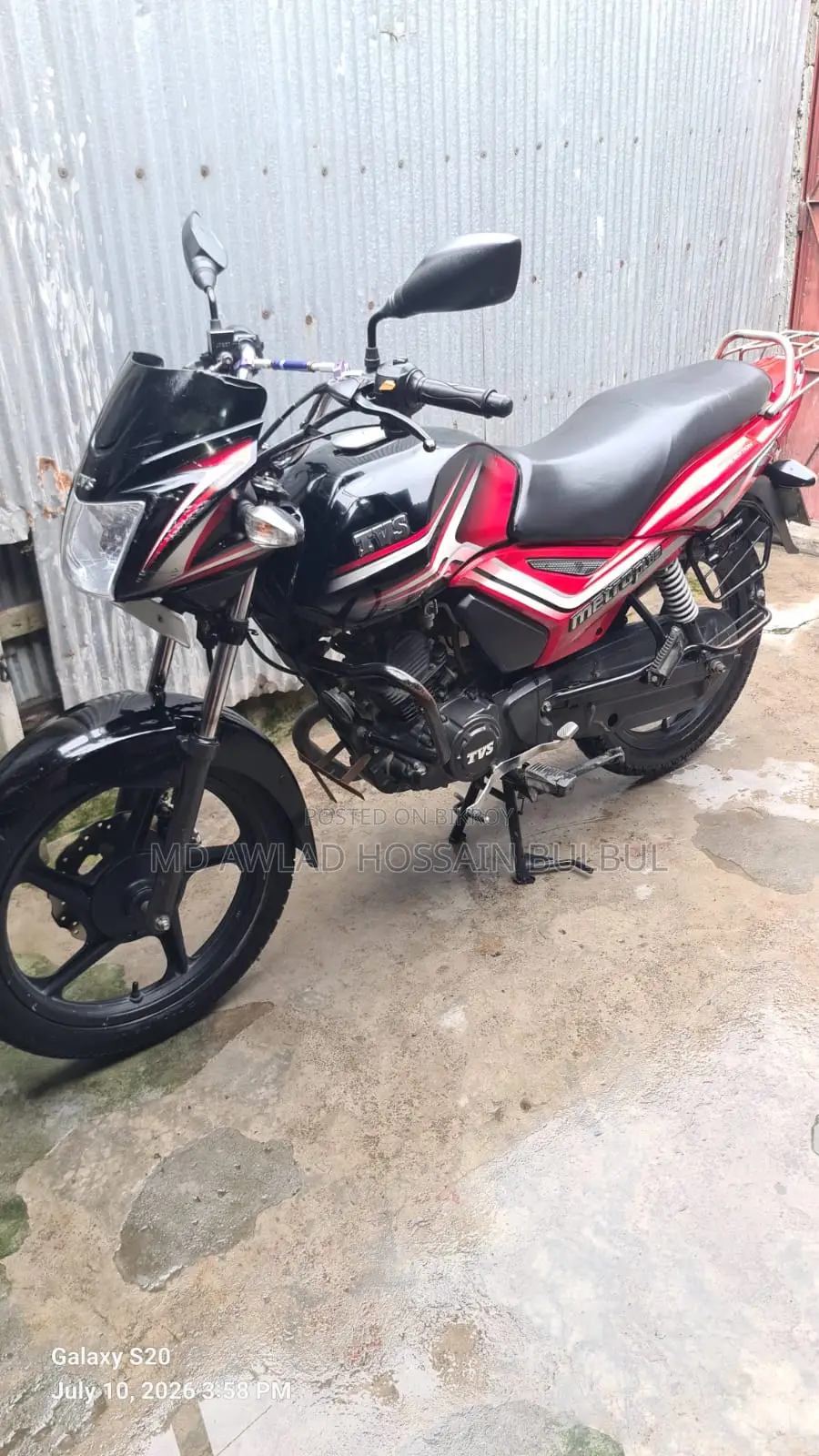 TVS Metro Plus 2020 Red