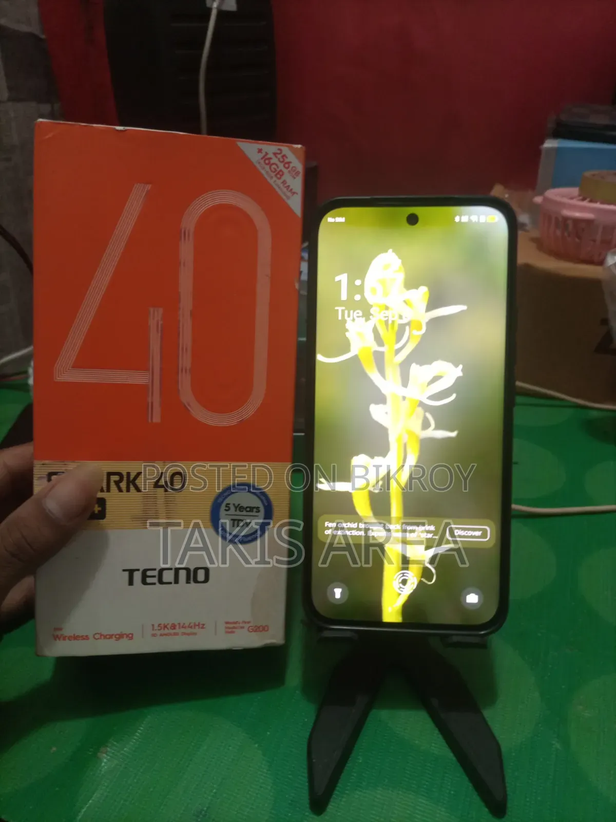 Tecno Spark 40 Pro 256 GB Black