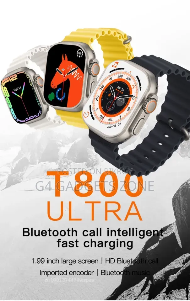 T800 Ultra 2 Original Smart Watch- স্মার্ট ওয়াচ