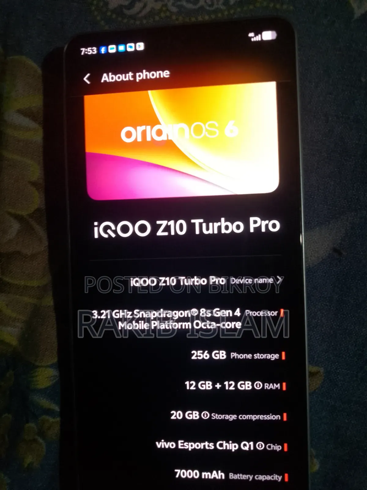 iQOO Z10 256 GB White
