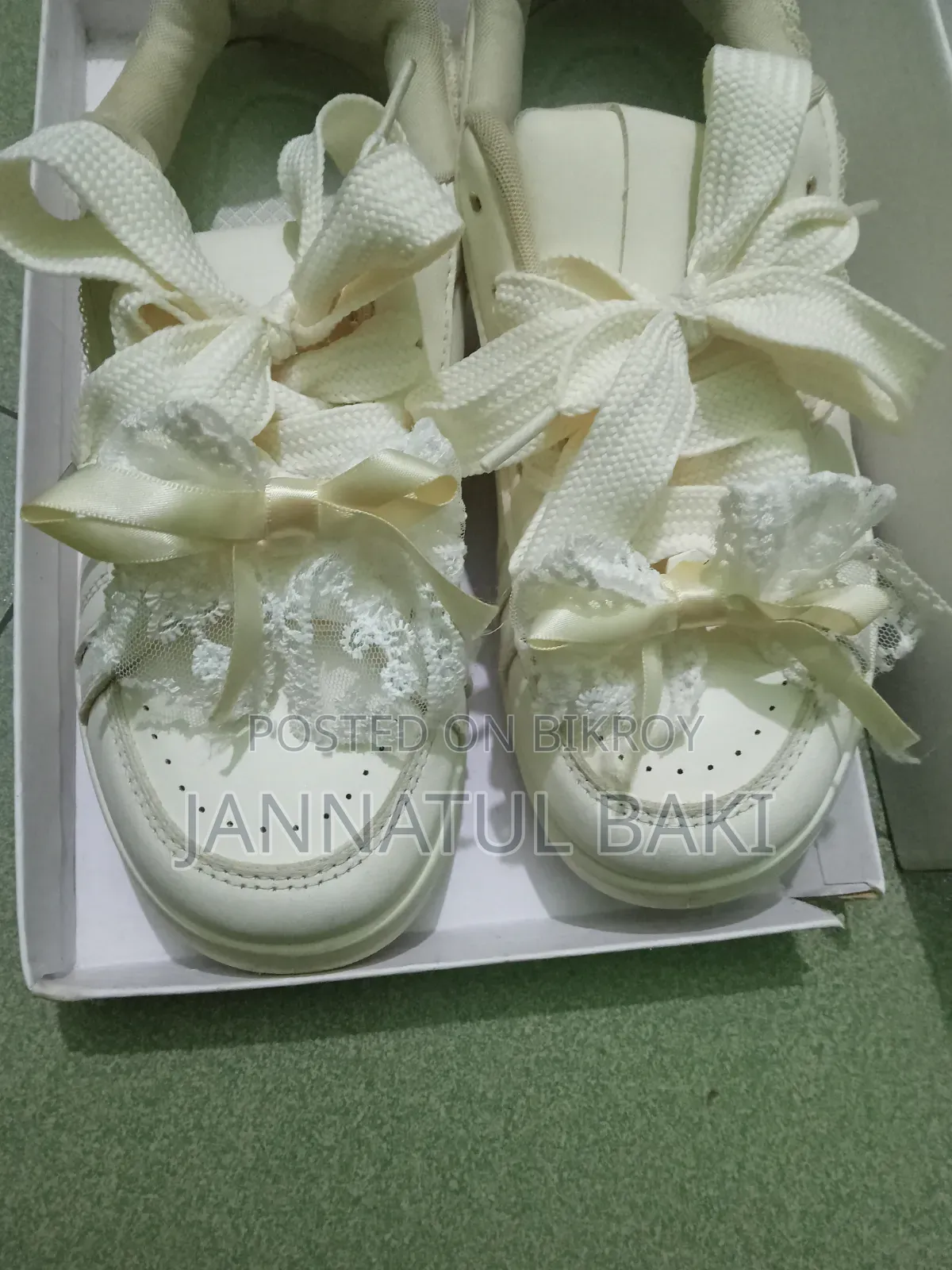 Balletcore-Inspired Lace Ribbon Sneakers