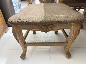6 Seater Shegun( Teak) Wood Dining Table Set – Good Condition
