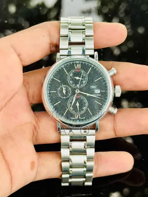 IWC Quartz Chronograph Watch 
Dial Size 42mm