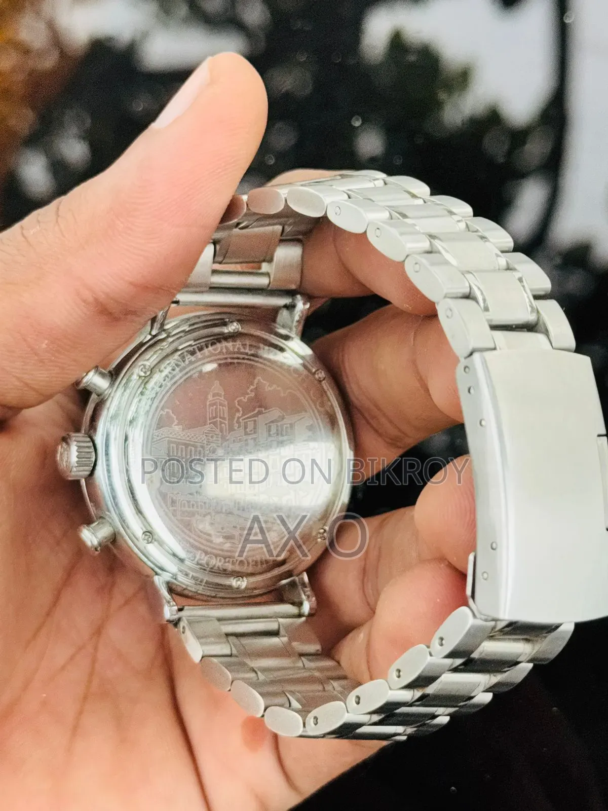IWC Quartz Chronograph Watch 
Dial Size 42mm