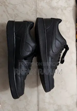 Original Nike Shoes Court Vision Low Triple Black