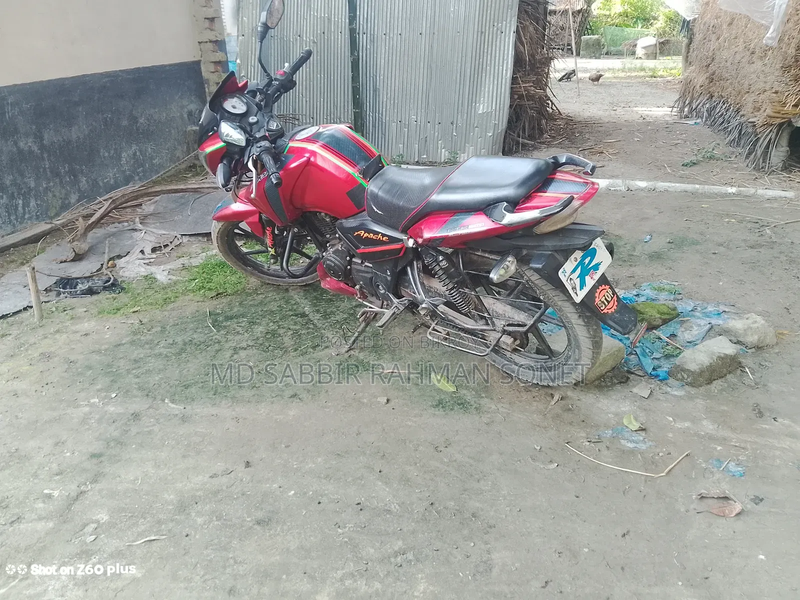 TVS Apache RTR 160 2V 2017 Red
