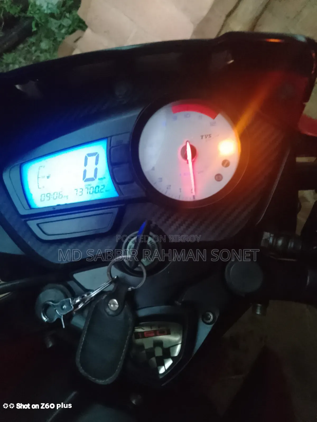 TVS Apache RTR 160 2V 2017 Red