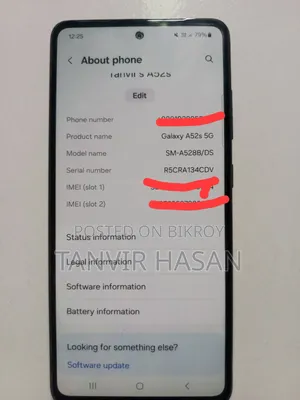 Samsung Galaxy A52s 5G 128 GB Black