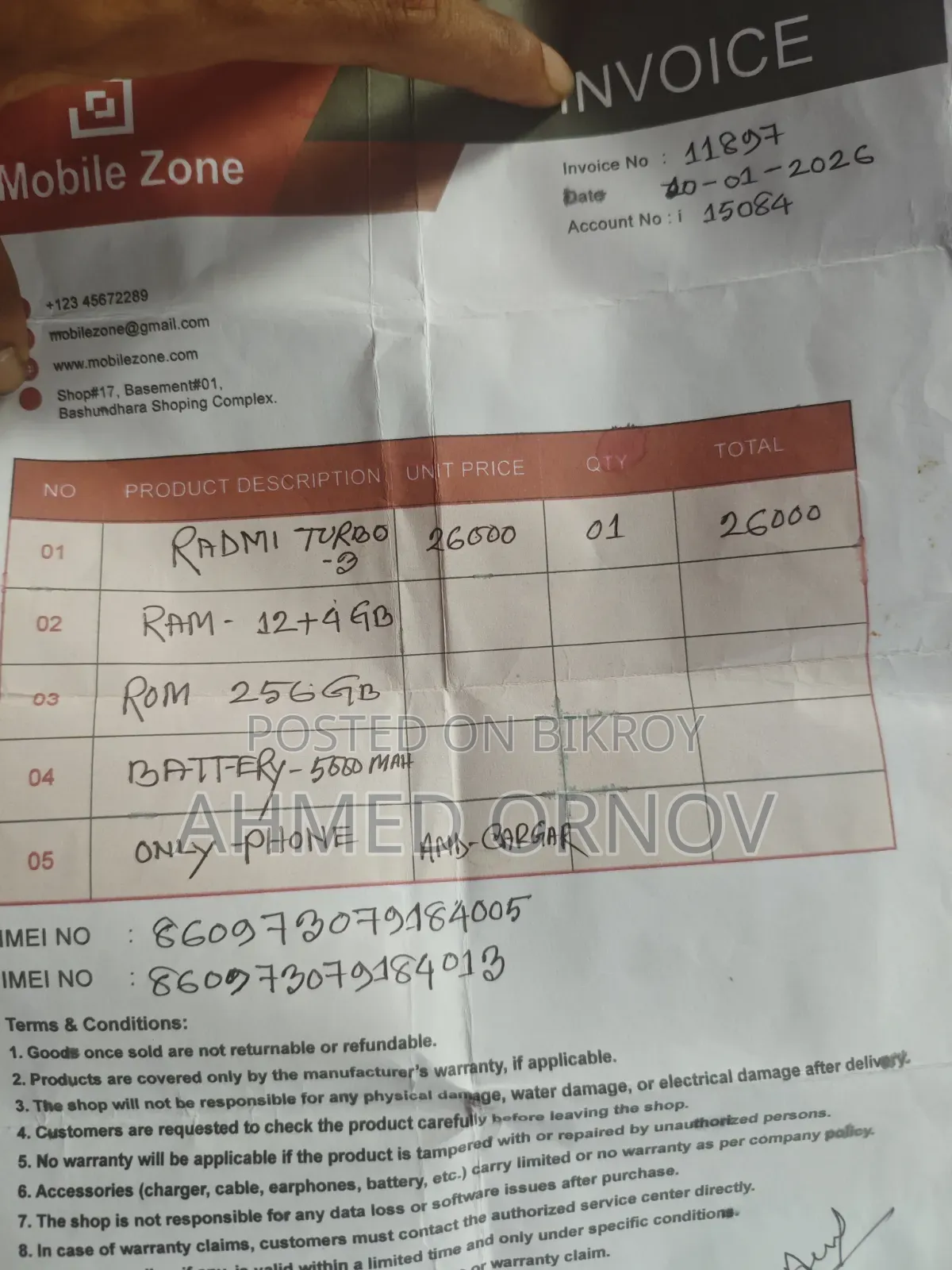 Xiaomi Redmi Turbo 3 256 GB Red