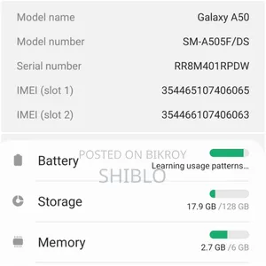 Samsung Galaxy A50 128 GB Blue
