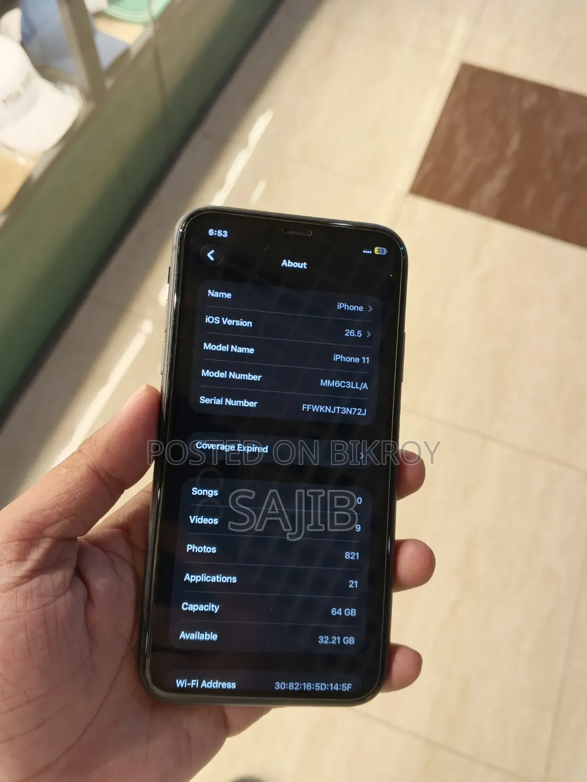 Apple iPhone 11 64 GB Black