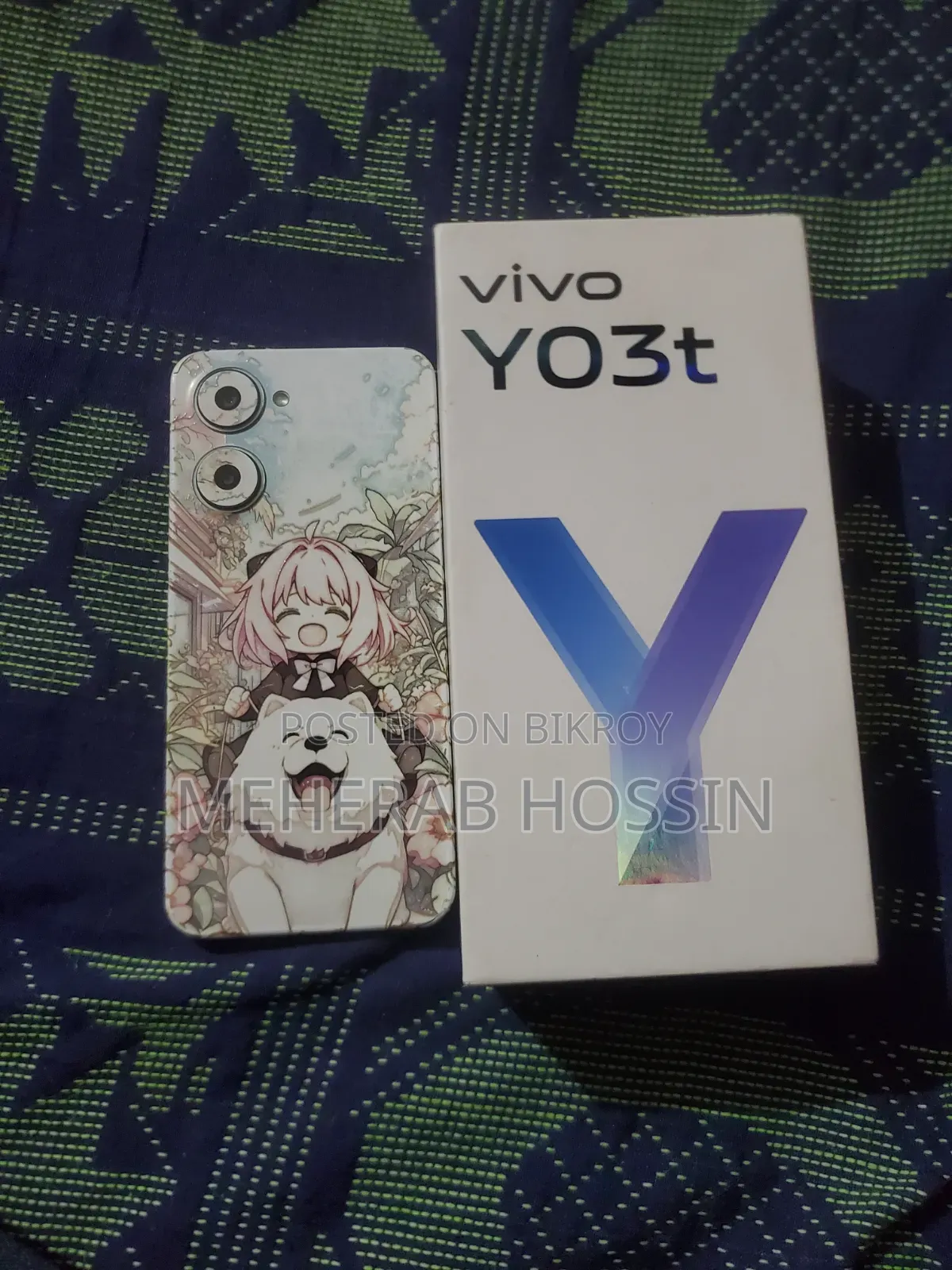 Vivo Y03t 64 GB Blue