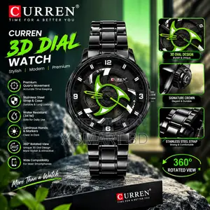 Wheel Rim Rotating Watch