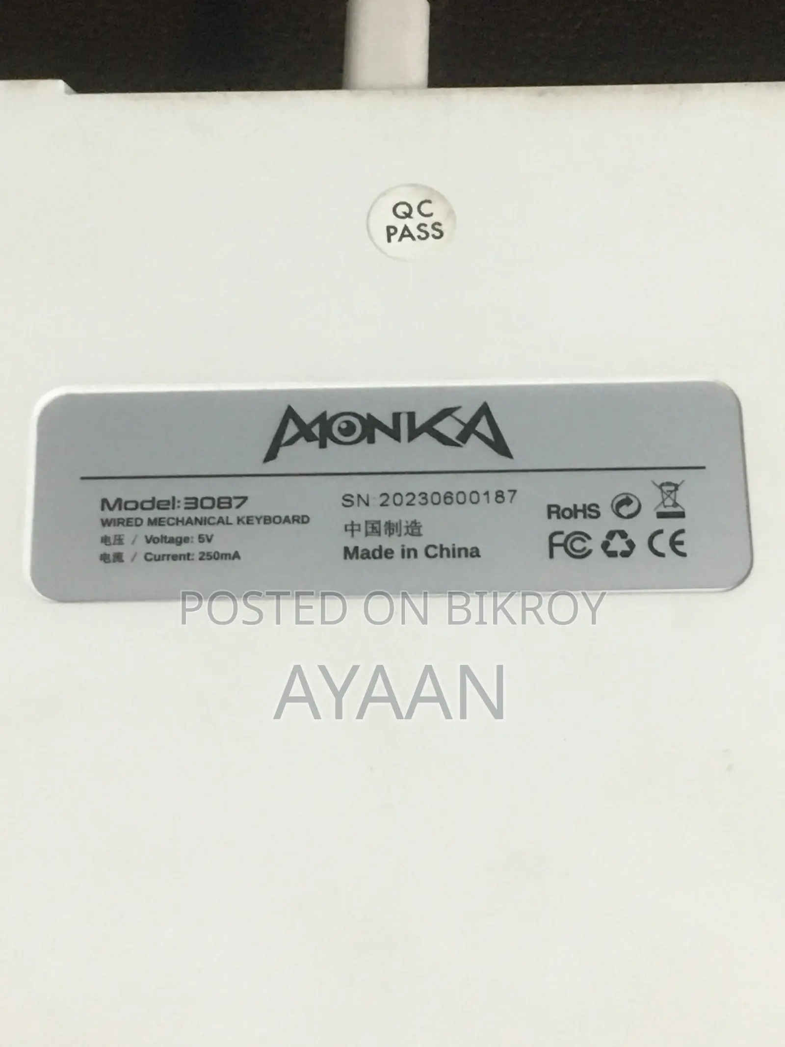 Monka 3087 Gasket Mount