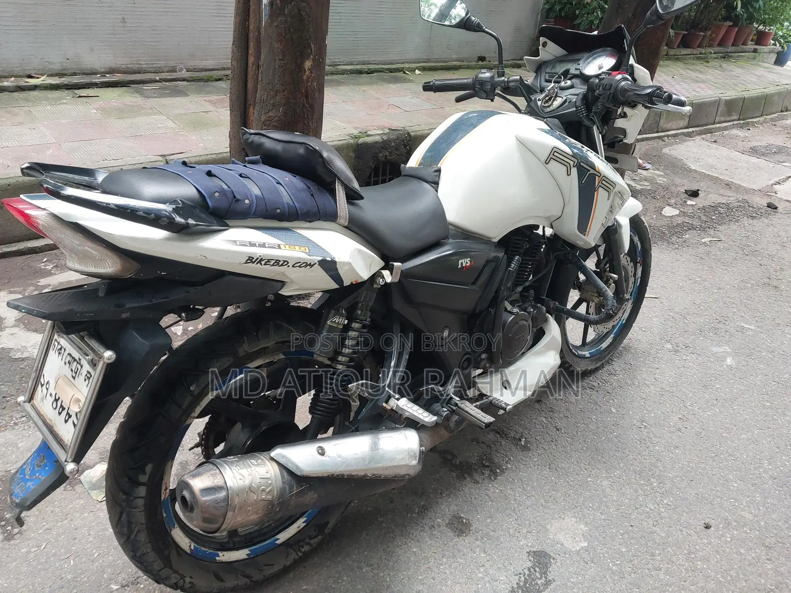 TVS Apache RTR 160 2V 2014 White