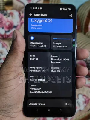 OnePlus Nord 2 5G 256 GB Gray