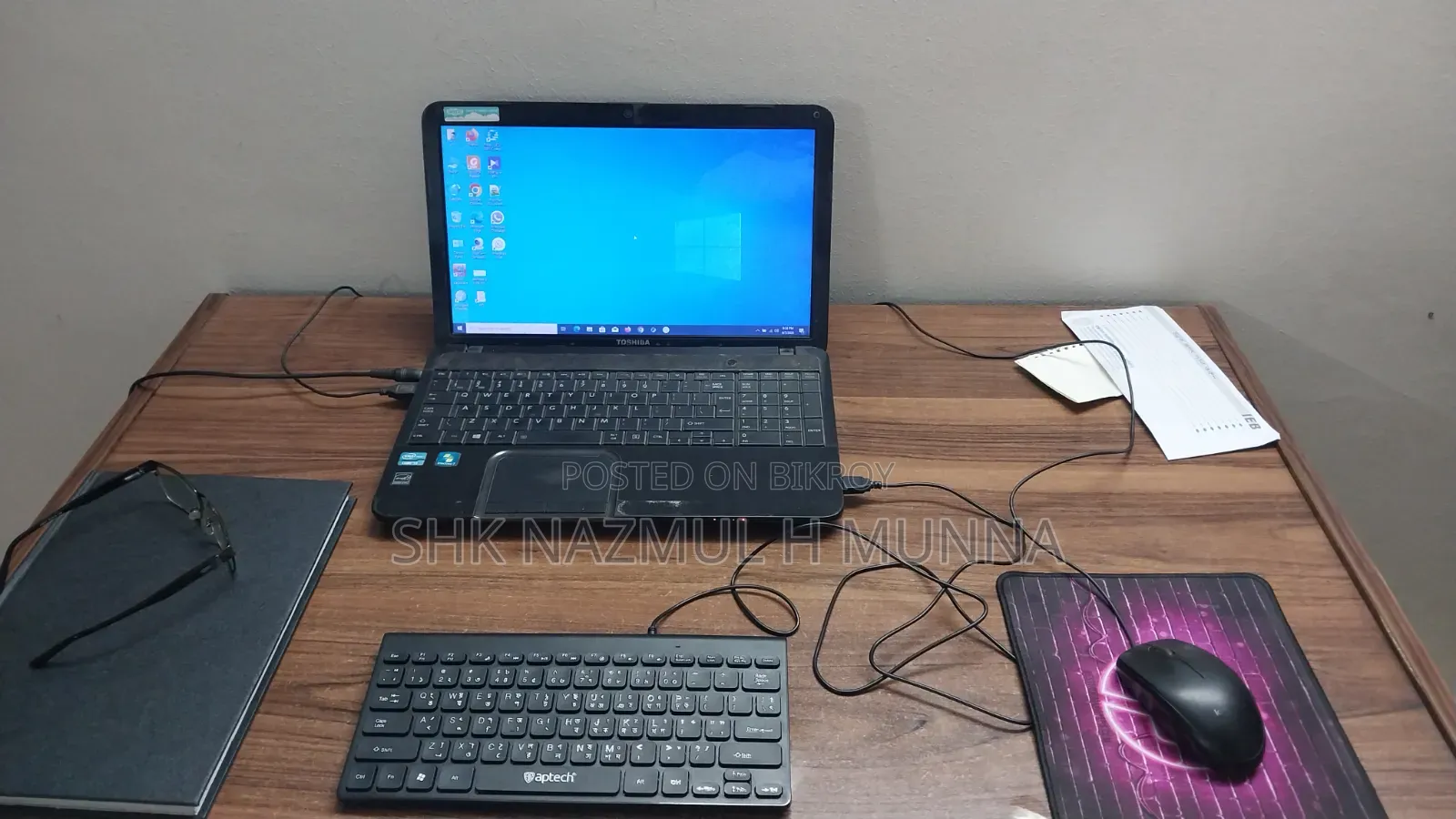 Laptop Toshiba Satellite L850 8GB Intel Core I3 HDD 512GB