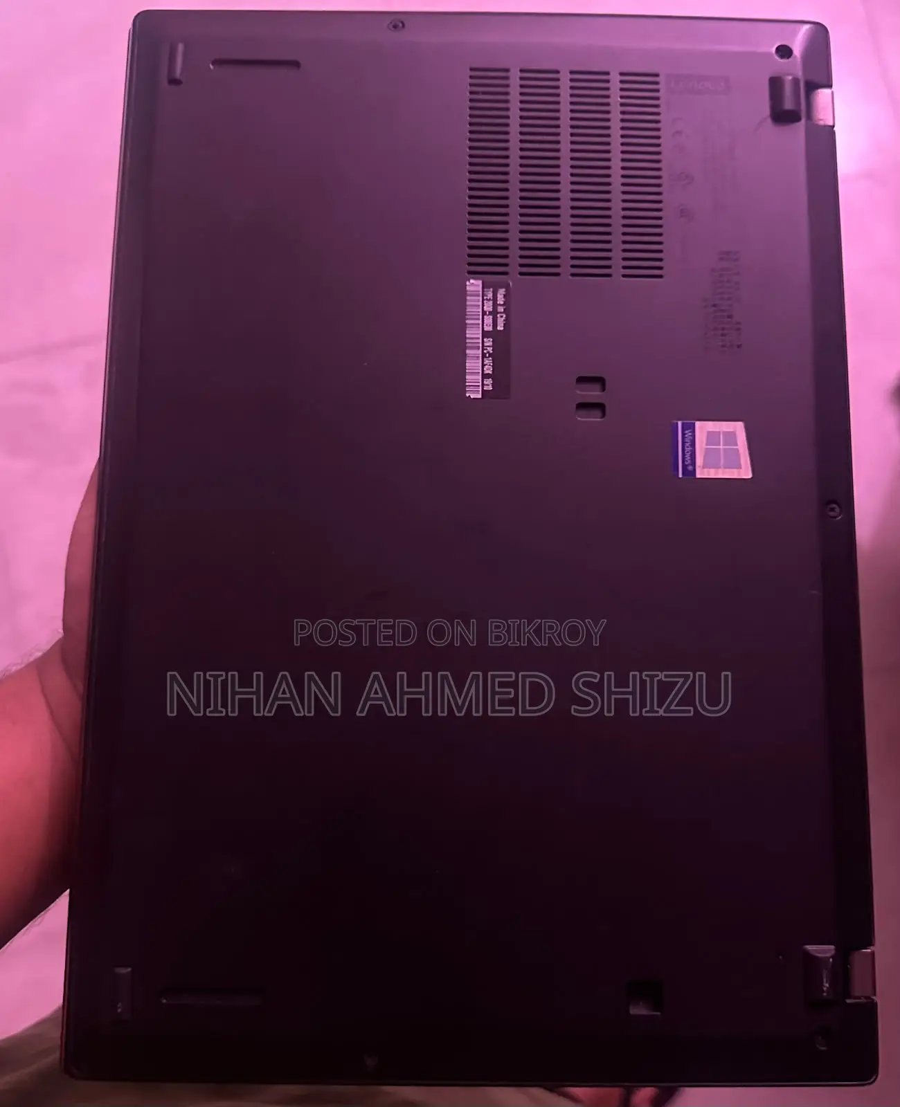 Laptop Lenovo ThinkPad T480 8GB Intel Core I5 SSD 256GB