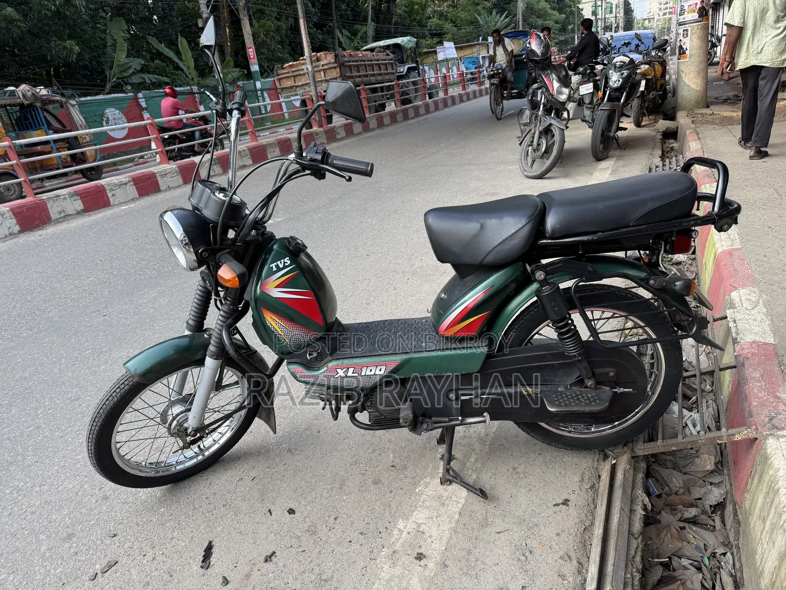 TVS XL 100 2019 Green