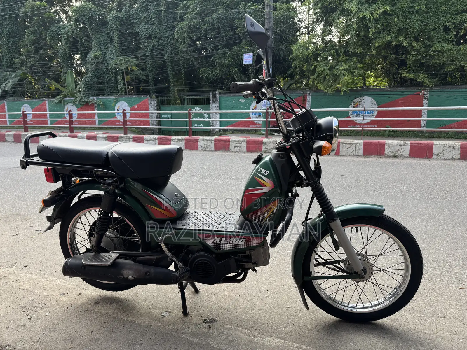 TVS XL 100 2019 Green