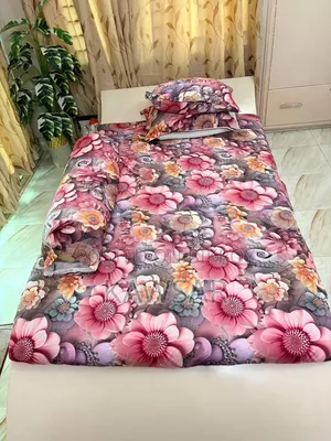 Pink Minimalistic Bed for Women (Queen Size)