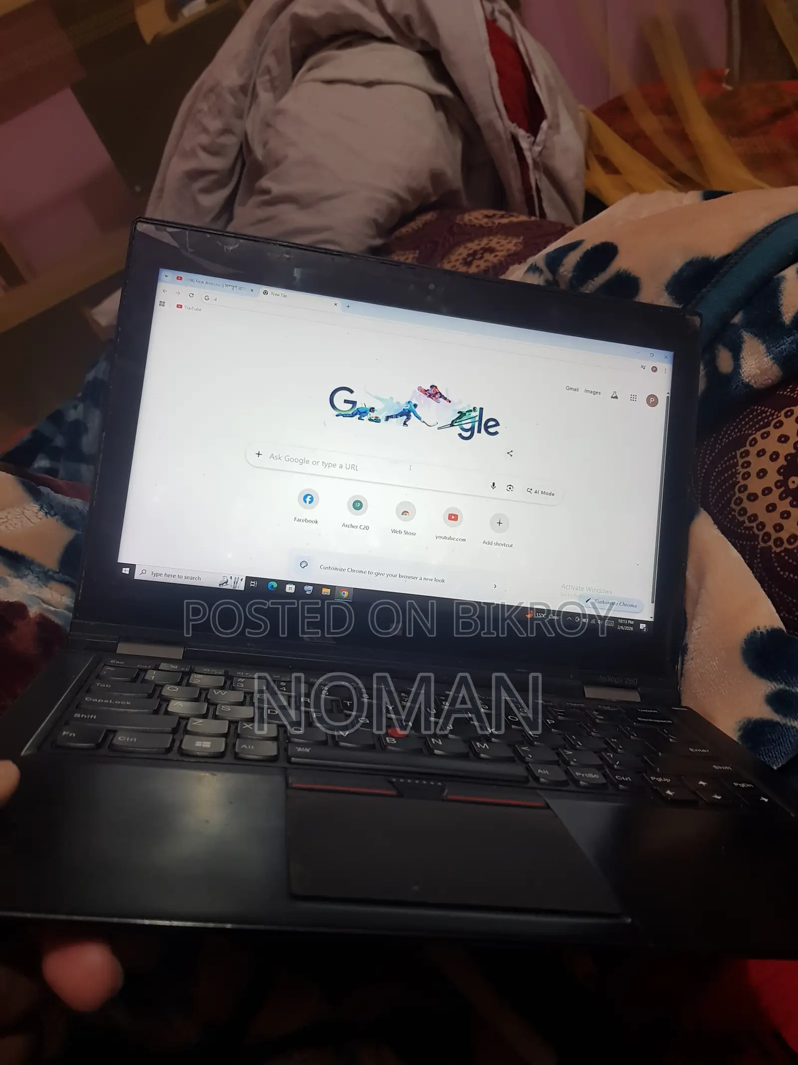 Laptop Lenovo Yoga 260 8GB Intel Core I5 SSD 256GB