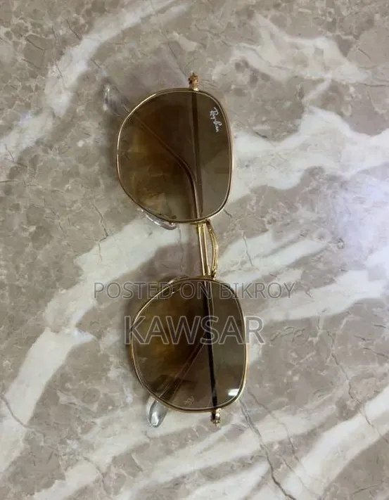 Ray-Ban Gold Frame Sunglasses for Men