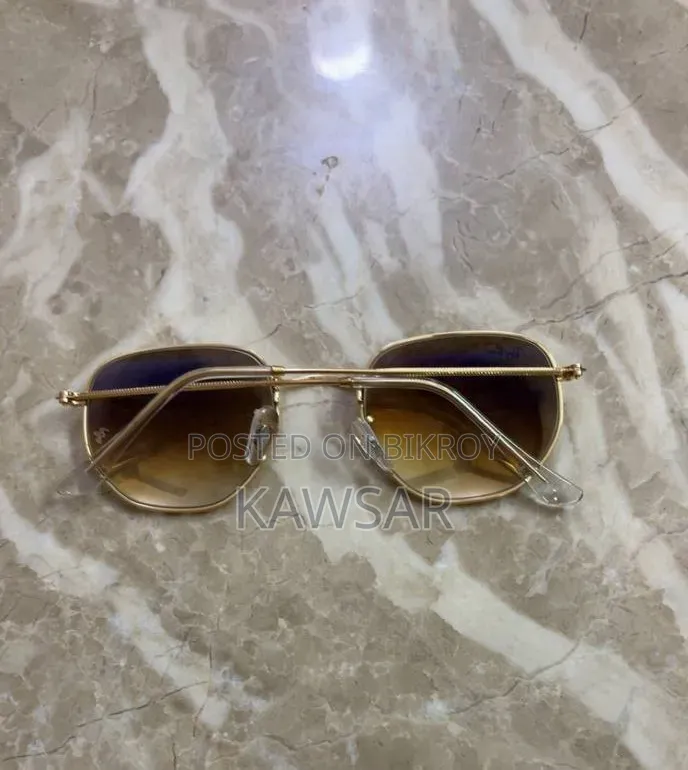 Ray-Ban Gold Frame Sunglasses for Men