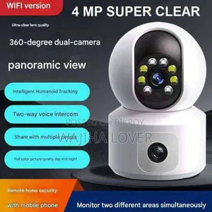 V380 4MP WIFI IP Camera Dual-Lens 355 Degree Auto Tracking