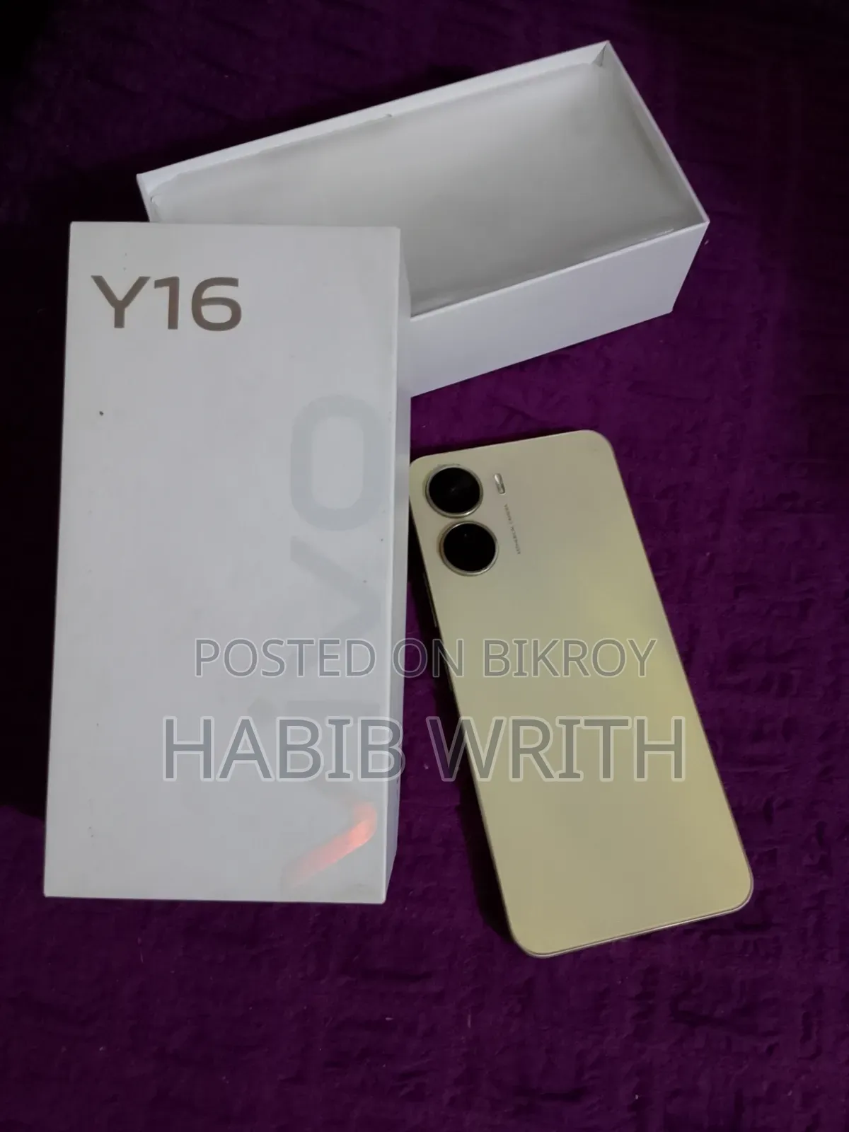 Vivo Y16 64 GB Gold