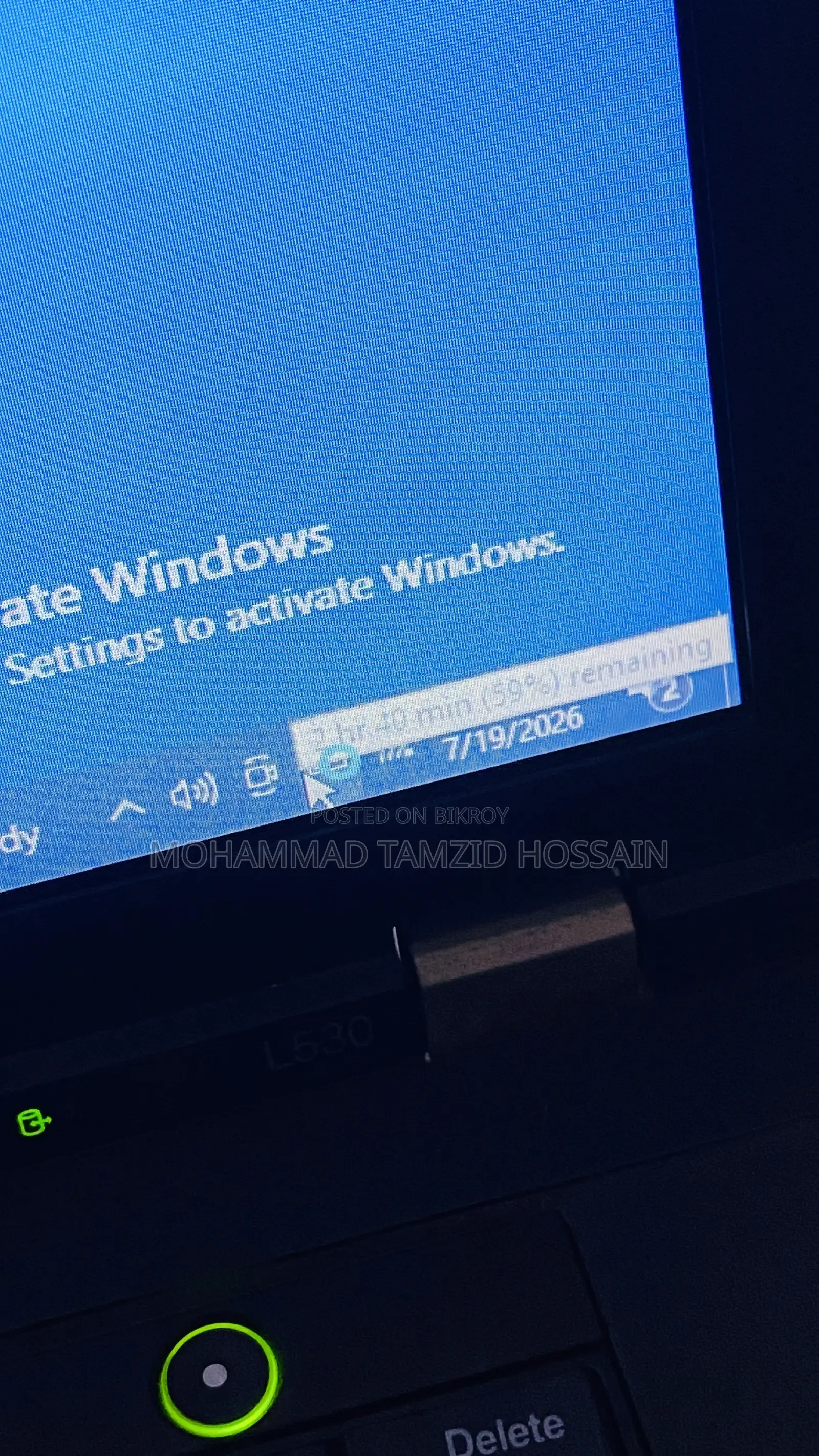Laptop Lenovo ThinkPad L530 4GB Intel Core I5 HDD 256GB