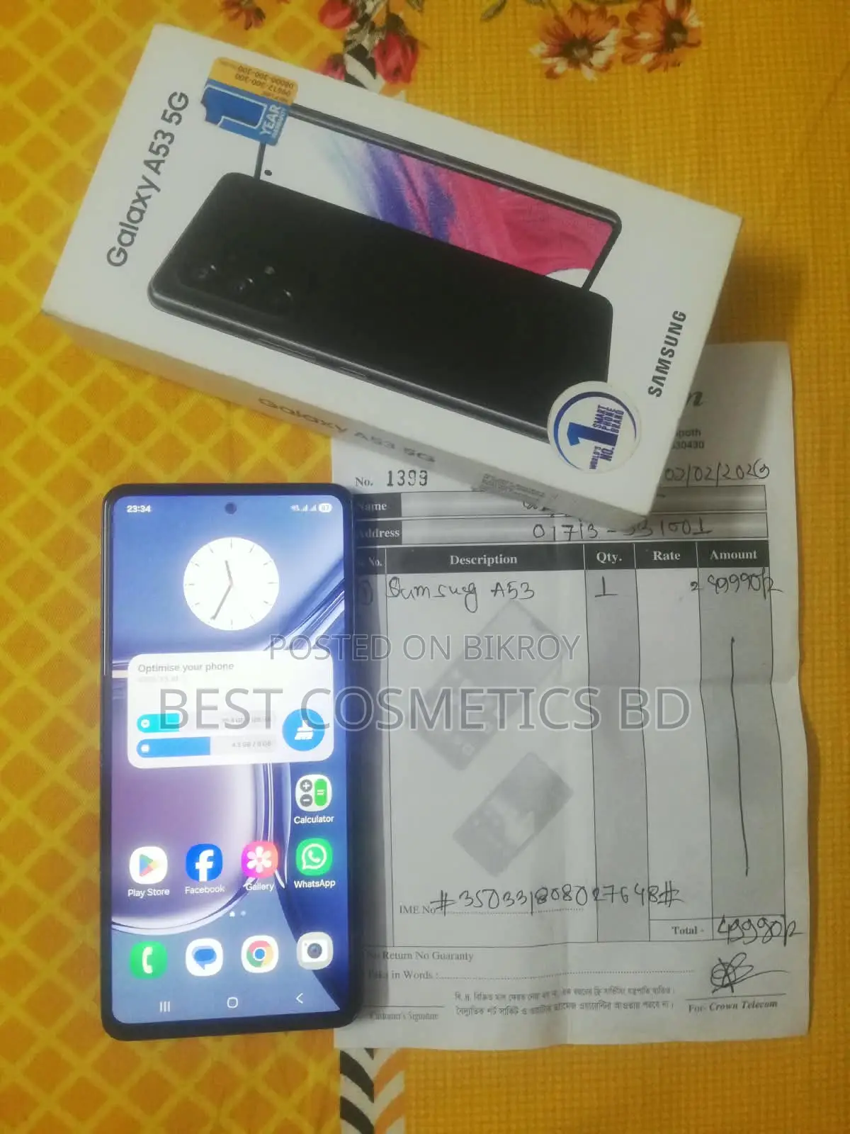 Samsung Galaxy A53 5G 128 GB Black