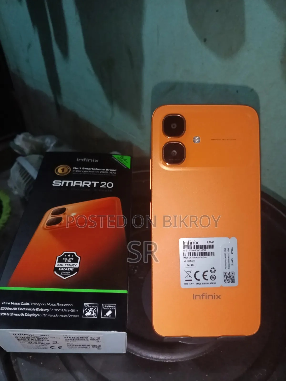 New Infinix Smart 20 64 GB Orange