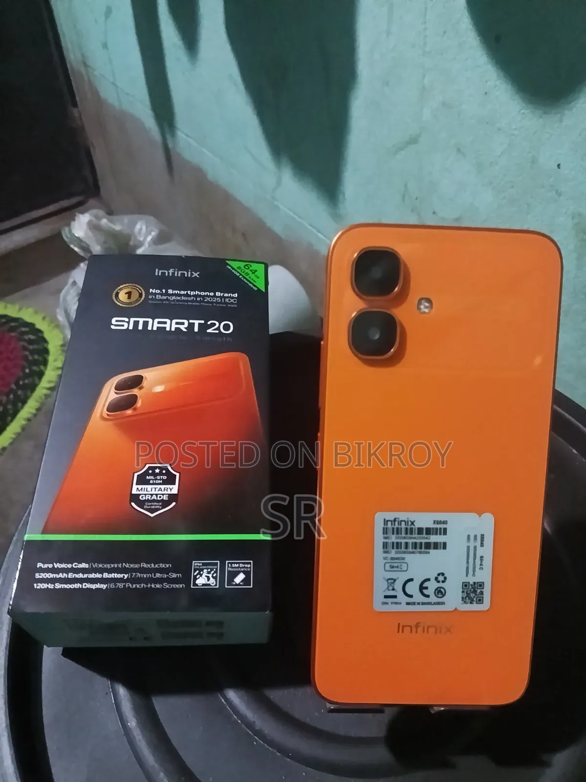 New Infinix Smart 20 64 GB Orange