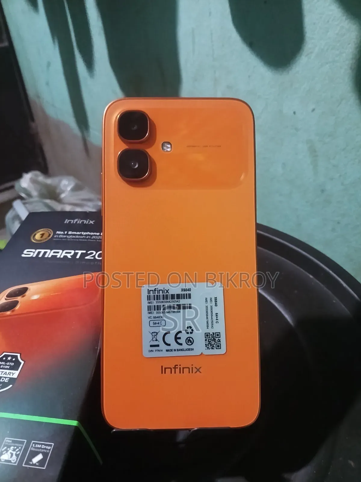 New Infinix Smart 20 64 GB Orange