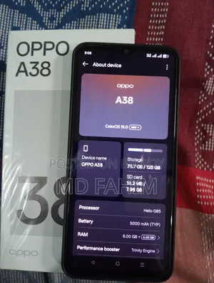 Oppo A38 128 GB Black