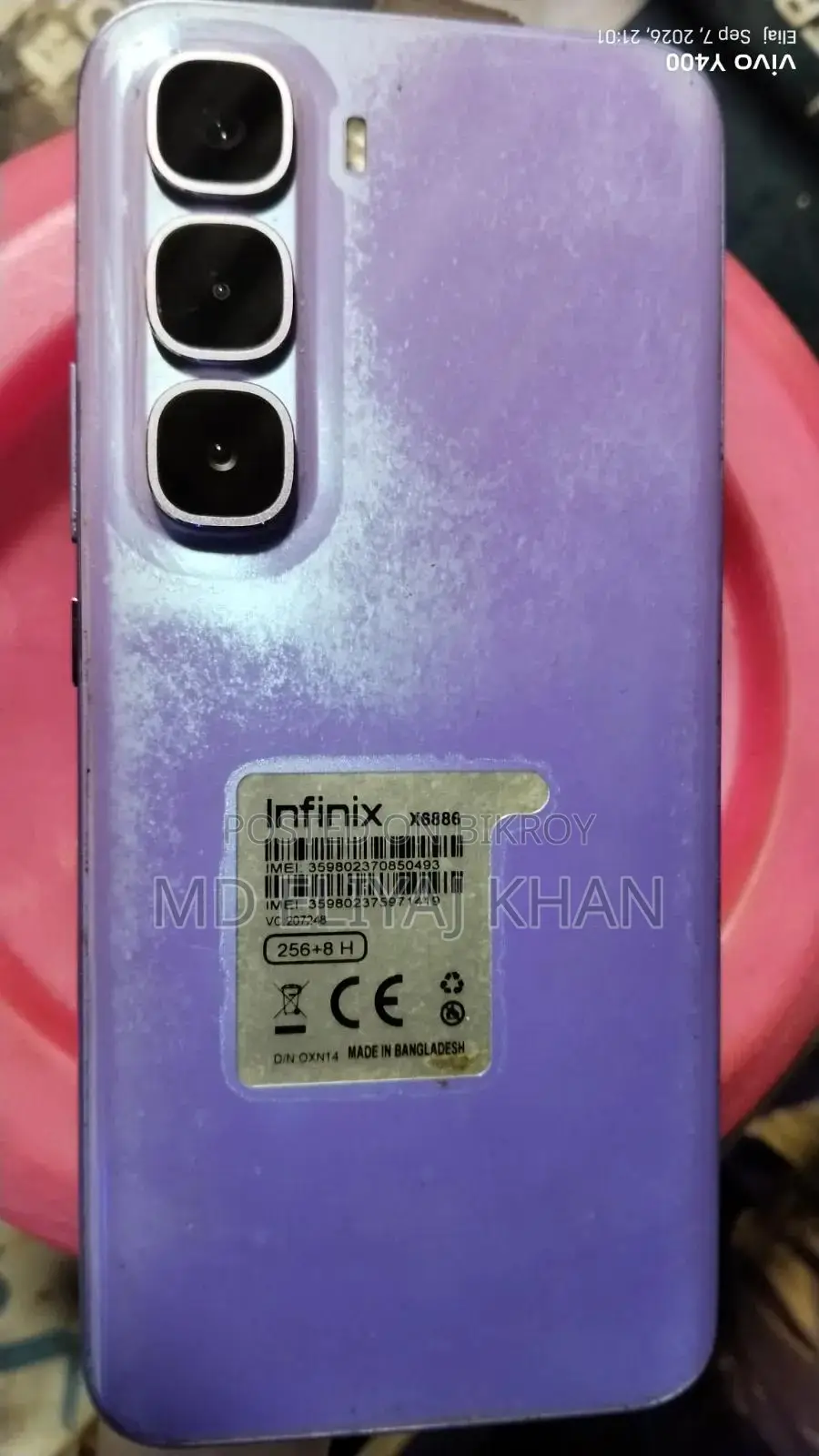 Infinix Hot 60 Pro+ 256 GB Purple