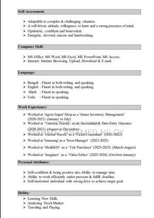 Advertising Marketing CV
