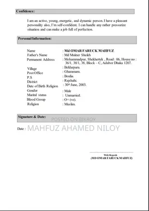 Advertising Marketing CV