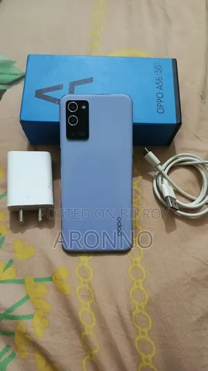 New Oppo A56 5G 256 GB Blue