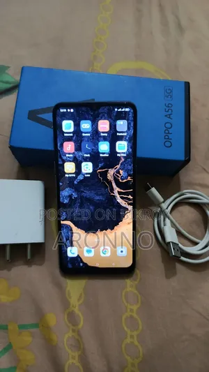 New Oppo A56 5G 256 GB Blue