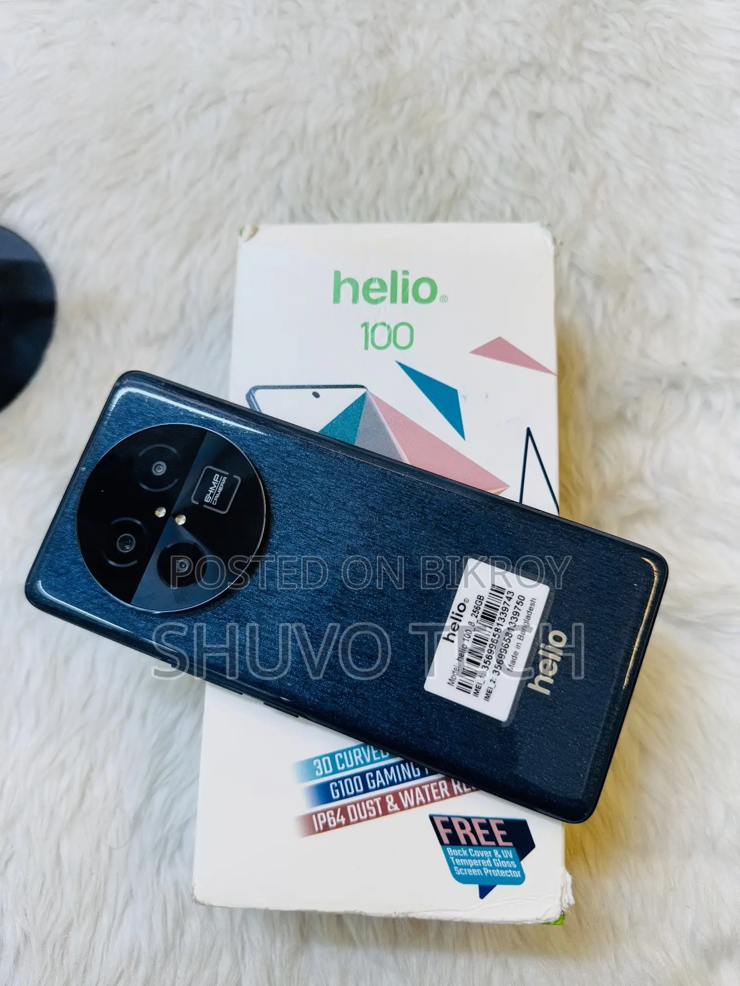 Symphony Helio 80 128 GB Blue