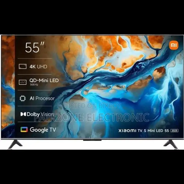 Xiaomi TV S Mini LED 55" 4K UHD Google Smart TV