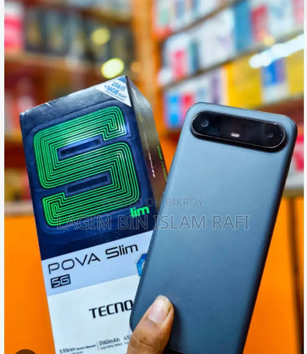 Tecno Pova Slim 5G 256 GB Black