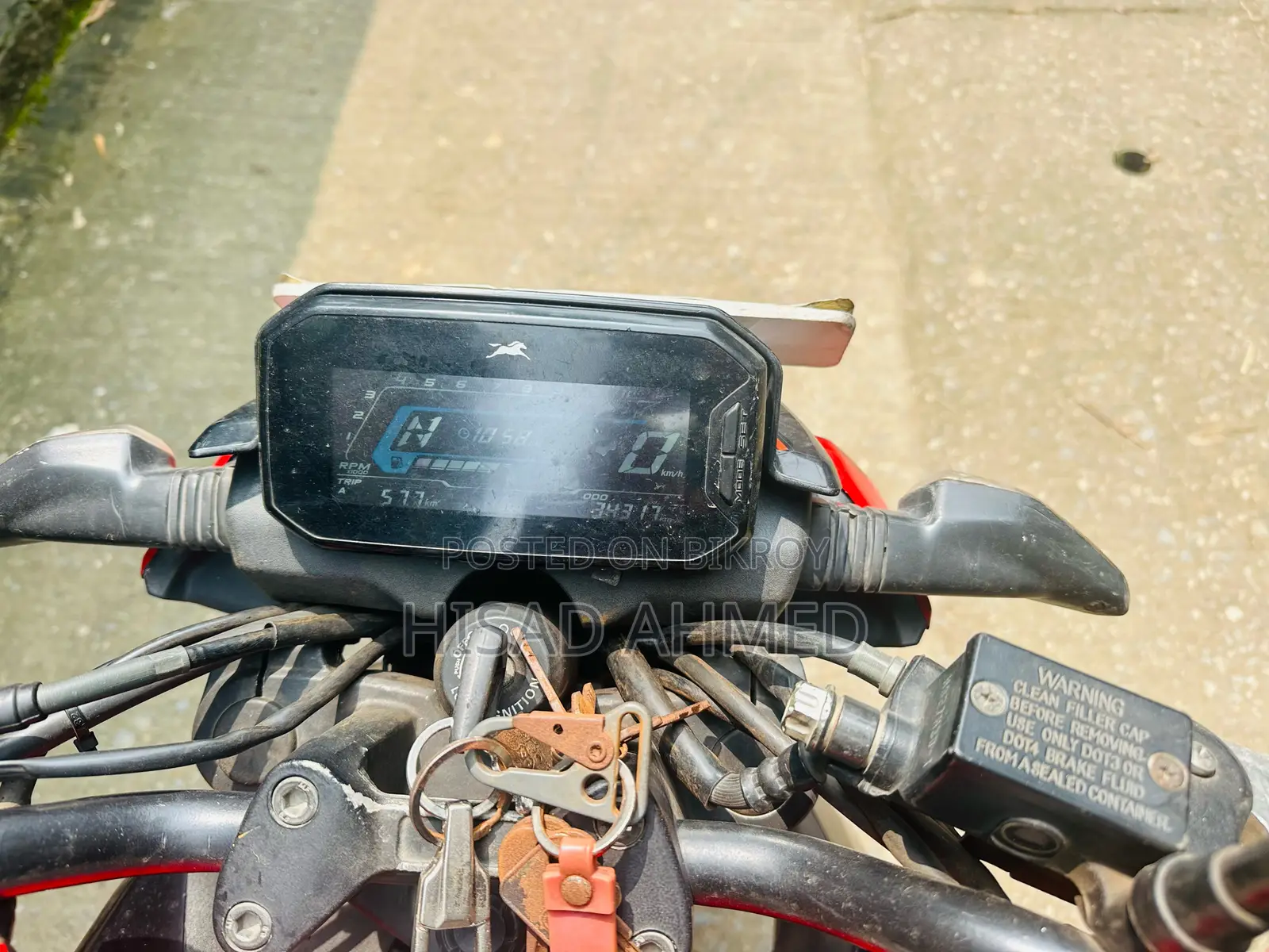 TVS Raider 125 2023 Red