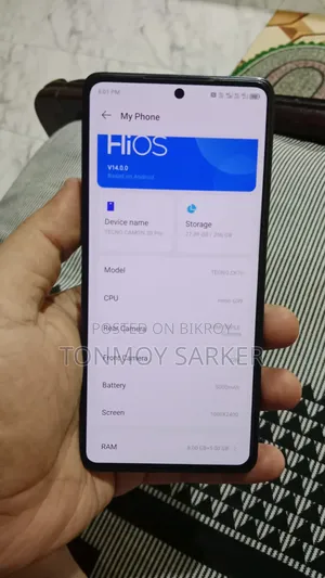 Tecno Camon 20 Pro 256 GB Blue