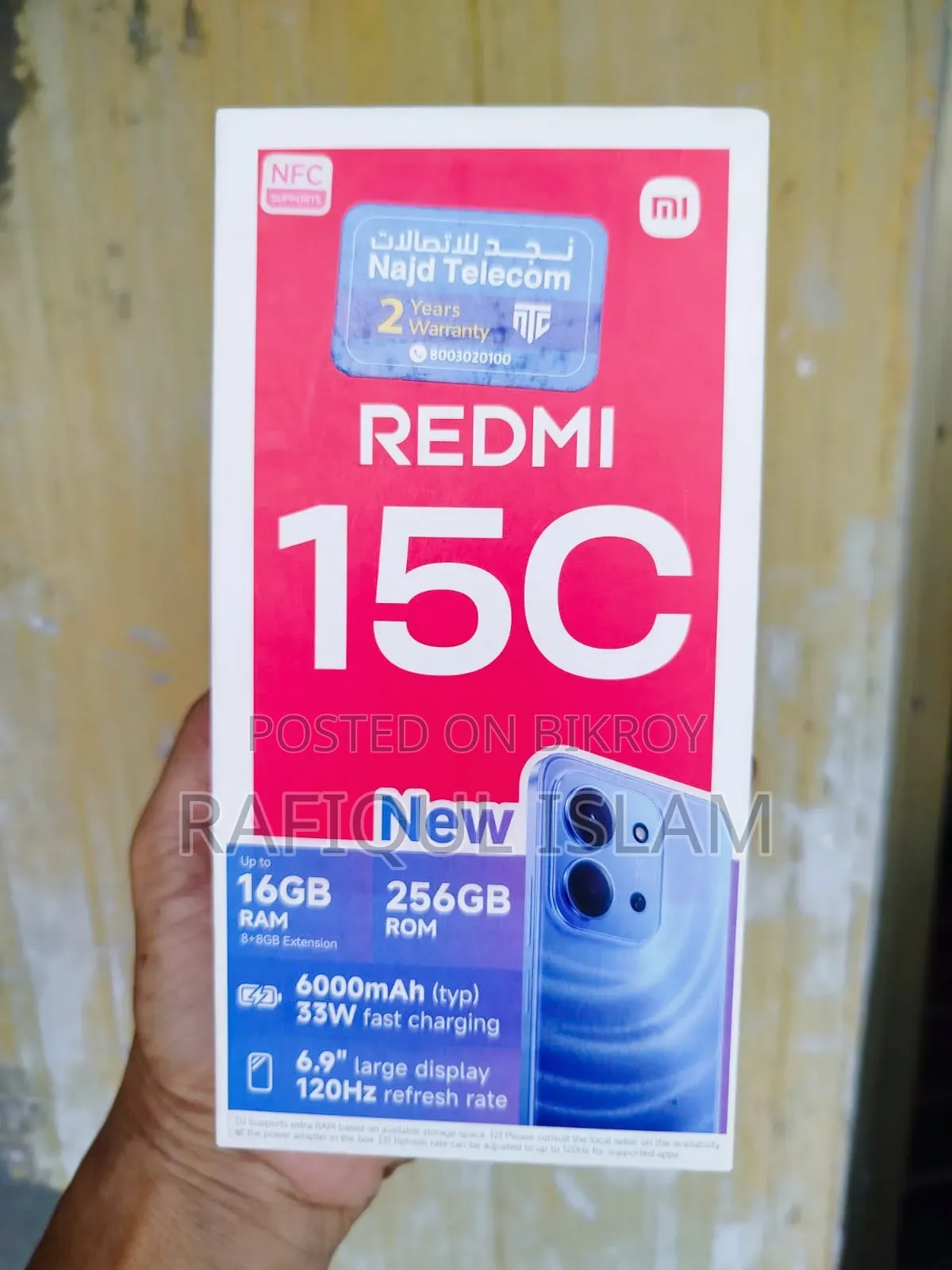 Xiaomi Redmi 15C 256 GB Black